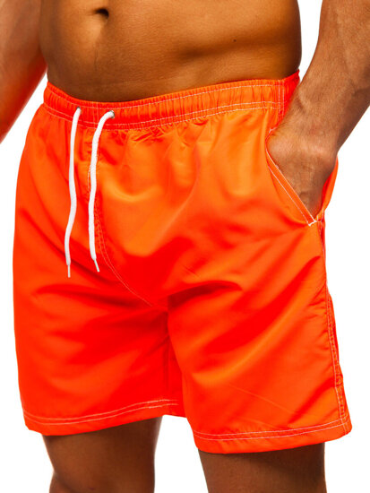 Homme Maillots de bain Orange foncé Bolf HN101