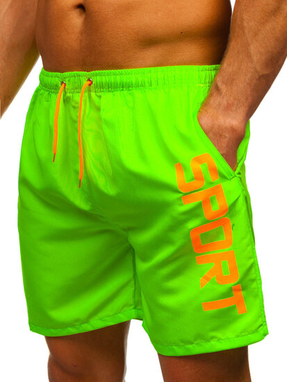 Homme Maillots de bain Vert Bolf HN109