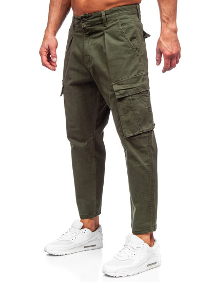 Homme Pantalon cargo Khaki Bolf 77323