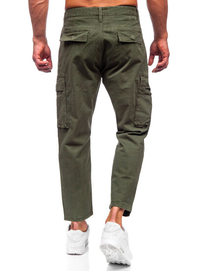 Homme Pantalon cargo Khaki Bolf 77323