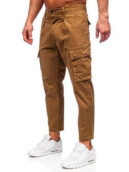 Homme Pantalon cargo Marron Bolf 77323