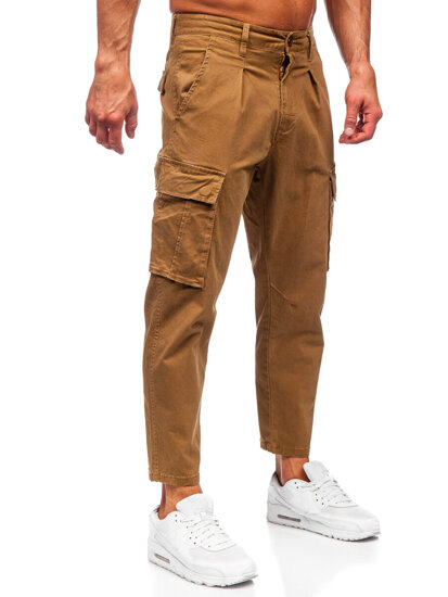 Homme Pantalon cargo Marron Bolf 77323