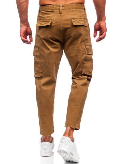 Homme Pantalon cargo Marron Bolf 77323