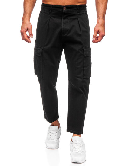 Homme Pantalon cargo Noir Bolf 77323