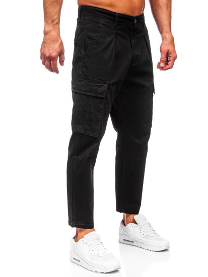 Homme Pantalon cargo Noir Bolf 77323