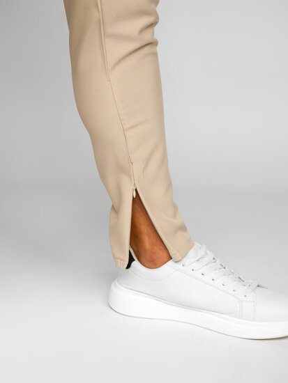 Homme Pantalon chino en matériau Beige Bolf 0059