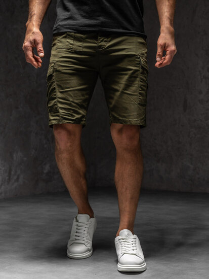 Homme Pantalon court cargo Khaki Bolf MP0188MVA1