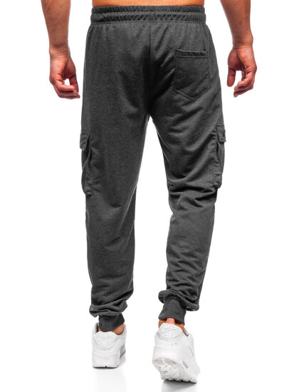 Homme Pantalon de jogging cargo Anthracite Bolf JX6362