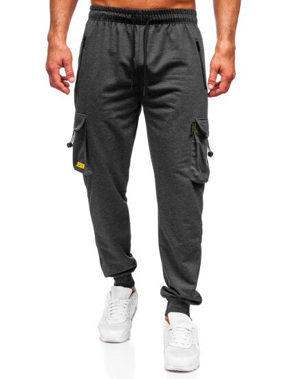 Homme Pantalon de jogging cargo Anthracite Bolf JX6363