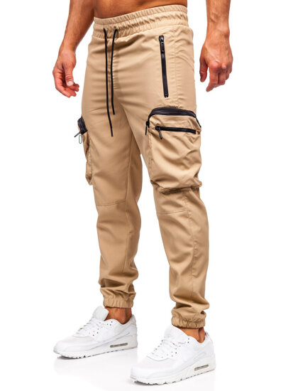 Homme Pantalon de jogging cargo Beige Bolf HSS296