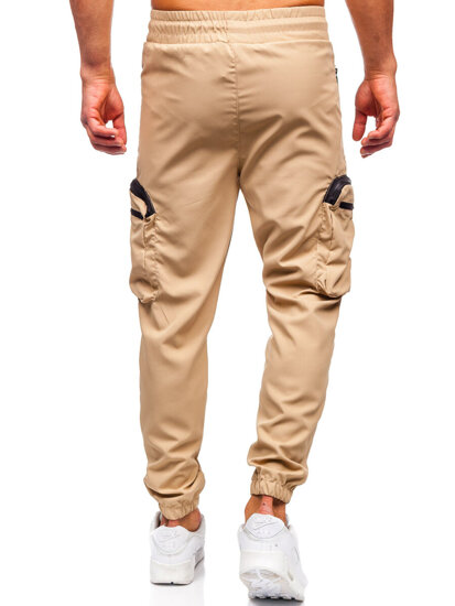 Homme Pantalon de jogging cargo Beige Bolf HSS296