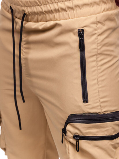 Homme Pantalon de jogging cargo Beige Bolf HSS296