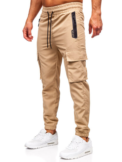 Homme Pantalon de jogging cargo Beige Bolf HSS297