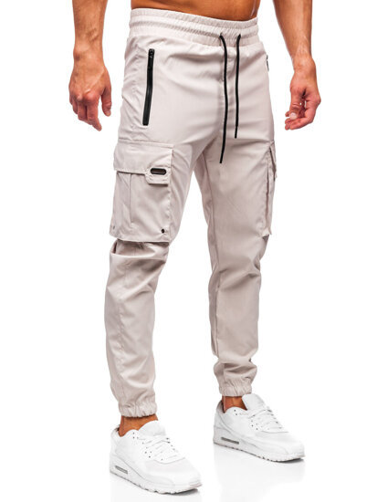 Homme Pantalon de jogging cargo Beige Bolf HSS298