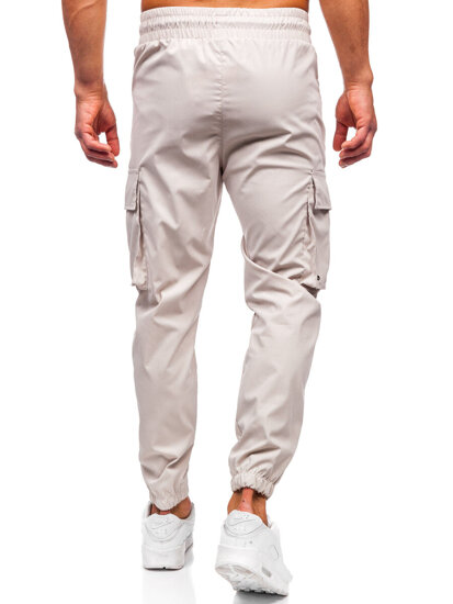 Homme Pantalon de jogging cargo Beige Bolf HSS298