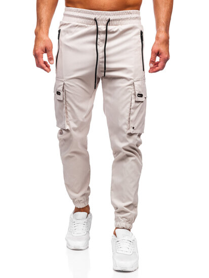 Homme Pantalon de jogging cargo Beige Bolf HSS298