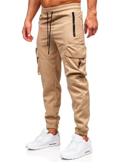 Homme Pantalon de jogging cargo Beige Bolf HSS299