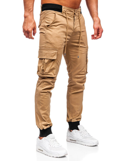 Homme Pantalon de jogging cargo Camel Bolf MP0208K