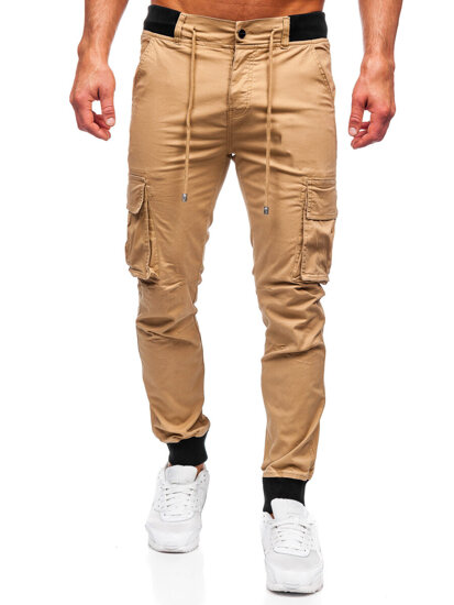 Homme Pantalon de jogging cargo Camel Bolf MP0208K