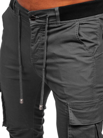 Homme Pantalon de jogging cargo Graphite Bolf MP0208GS