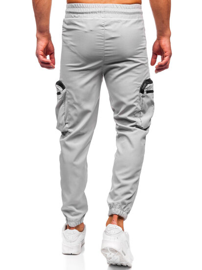 Homme Pantalon de jogging cargo Gris Bolf HSS296