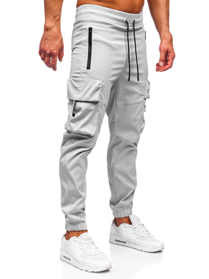 Homme Pantalon de jogging cargo Gris Bolf HSS299