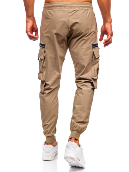 Homme Pantalon de jogging cargo Khaki Bolf K12