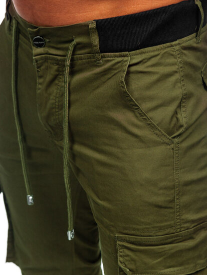 Homme Pantalon de jogging cargo Khaki Bolf MP0208MV