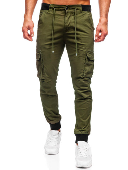 Homme Pantalon de jogging cargo Khaki Bolf MP0208MV