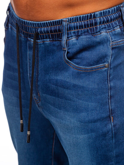 Homme Pantalon de jogging en jean Bleu foncé Bolf 8152