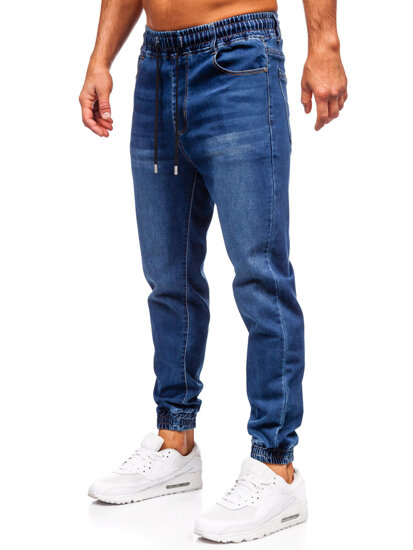 Homme Pantalon de jogging en jean Bleu foncé Bolf 8163