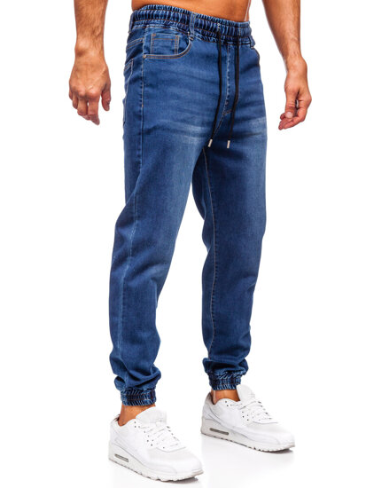 Homme Pantalon de jogging en jean Bleu foncé Bolf 8163