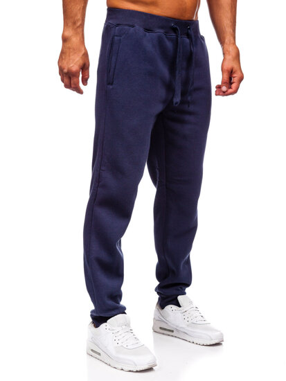 Homme Pantalon de jogging épais Bleu foncé Bolf MS002