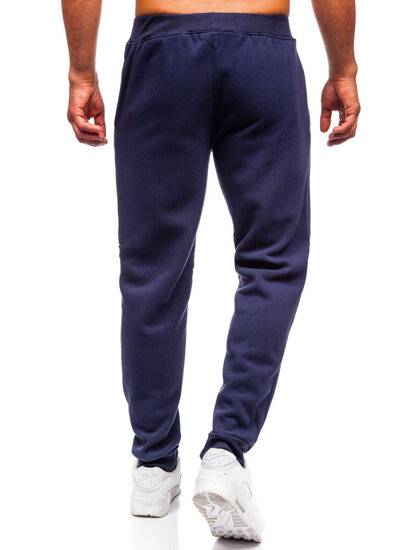 Homme Pantalon de jogging épais Bleu foncé Bolf MS002