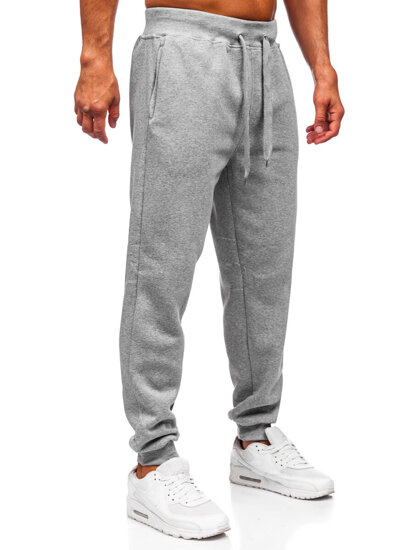 Homme Pantalon de jogging épais Gris Bolf MS002