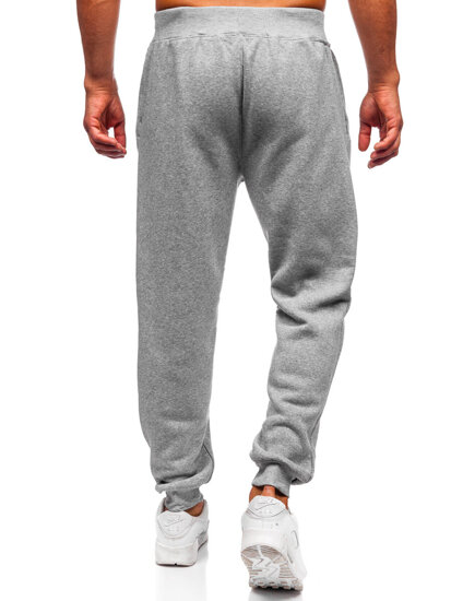 Homme Pantalon de jogging épais Gris Bolf MS002