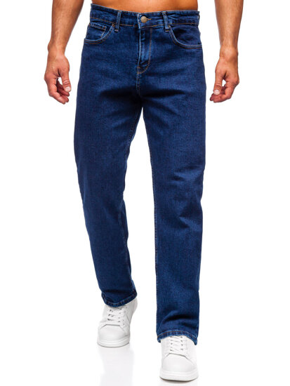 Homme Pantalon en jean regular fit Bleu foncé Bolf 5451