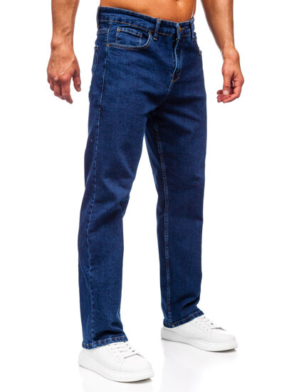 Homme Pantalon en jean regular fit Bleu foncé Bolf 5451