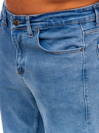 Homme Pantalon en jean regular fit Bleu foncé Bolf 5456