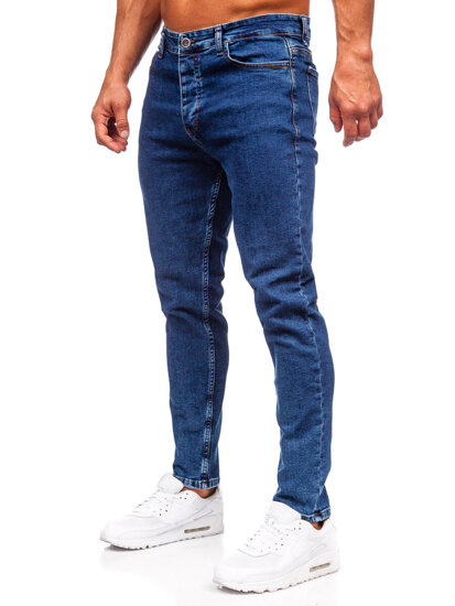 Homme Pantalon en jean regular fit Bleu foncé Bolf 6053