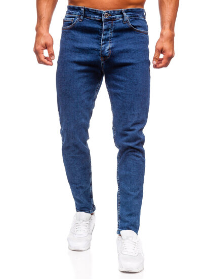 Homme Pantalon en jean regular fit Bleu foncé Bolf 6053