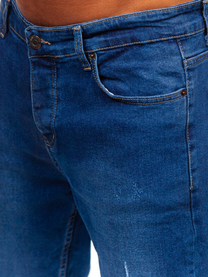 Homme Pantalon en jean regular fit Bleu foncé Bolf 6636