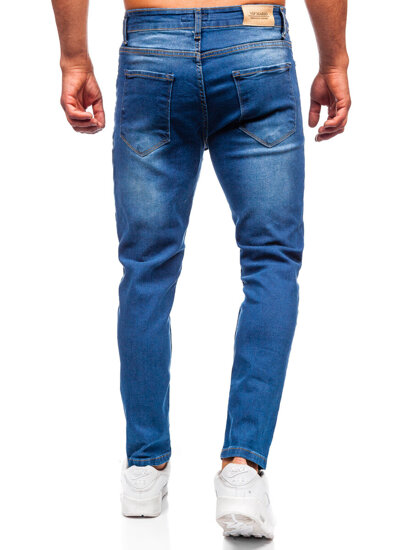 Homme Pantalon en jean regular fit Bleu foncé Bolf 6743