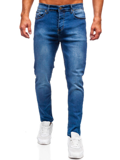 Homme Pantalon en jean regular fit Bleu foncé Bolf 6743