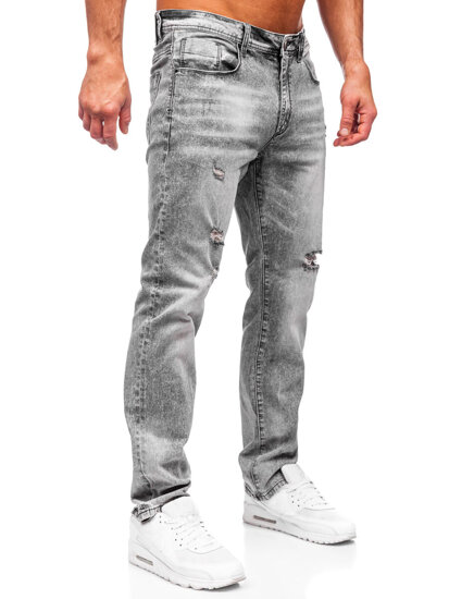 Homme Pantalon en jean regular fit Gris Bolf MP0154G