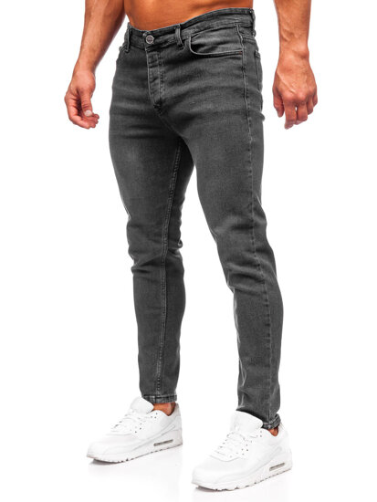 Homme Pantalon en jean regular fit Noir Bolf 6077