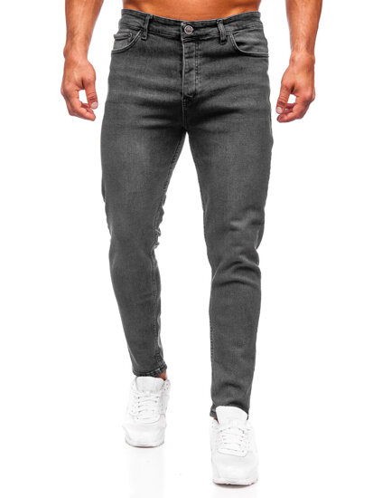 Homme Pantalon en jean regular fit Noir Bolf 6077