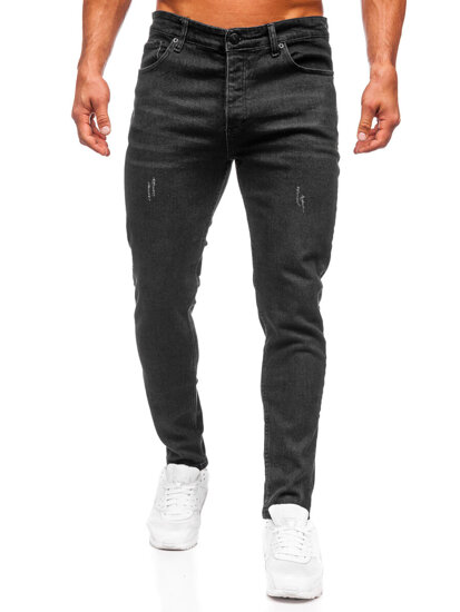 Homme Pantalon en jean regular fit Noir Bolf 6080