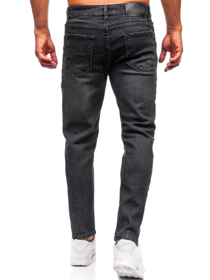 Homme Pantalon en jean regular fit Noir Bolf 6644