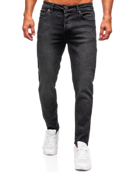 Homme Pantalon en jean regular fit Noir Bolf 6644